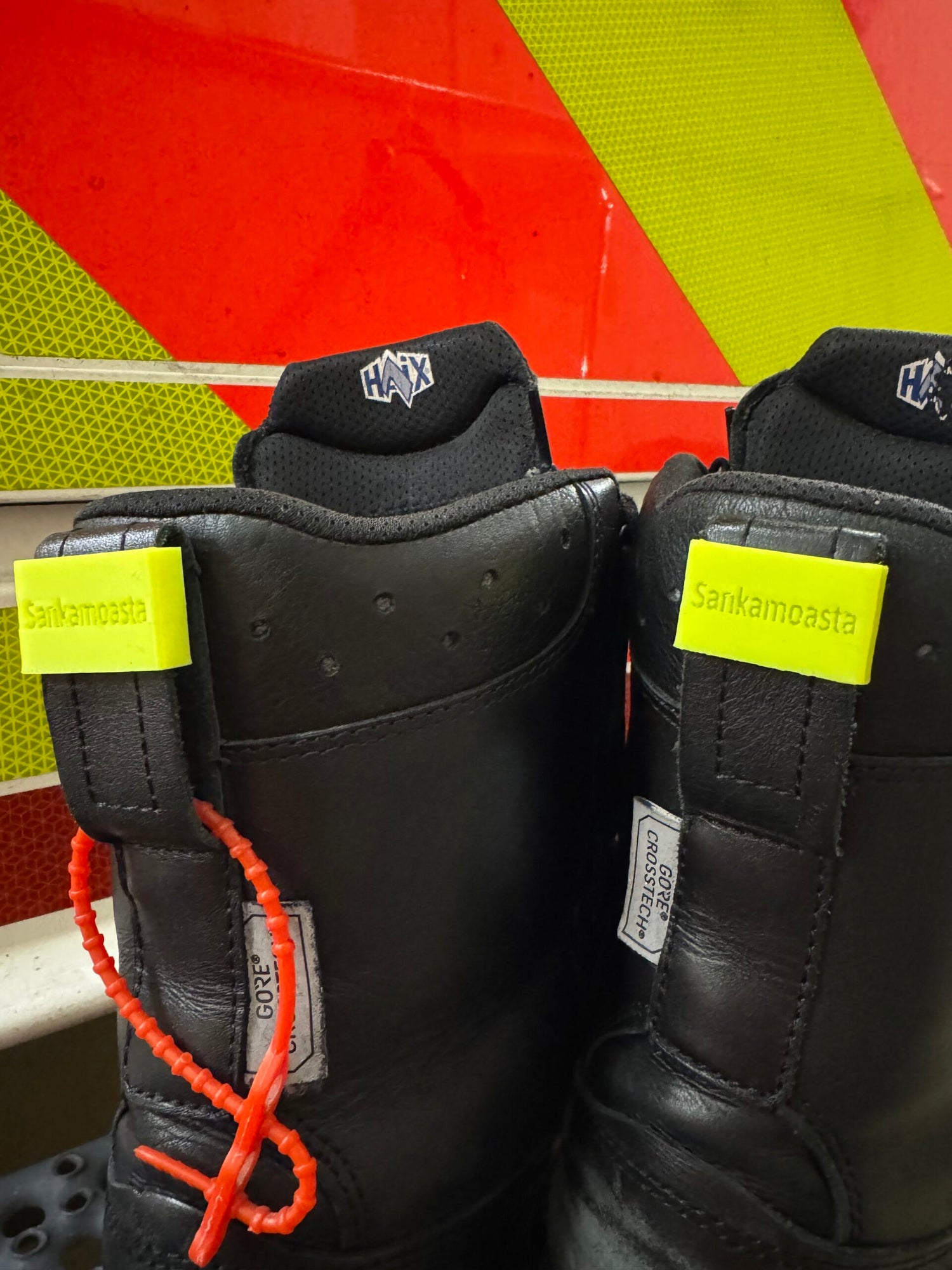 Stiefelclip für Haix Einsatzstiefel – Namensschild-Halter aus Kunststoff